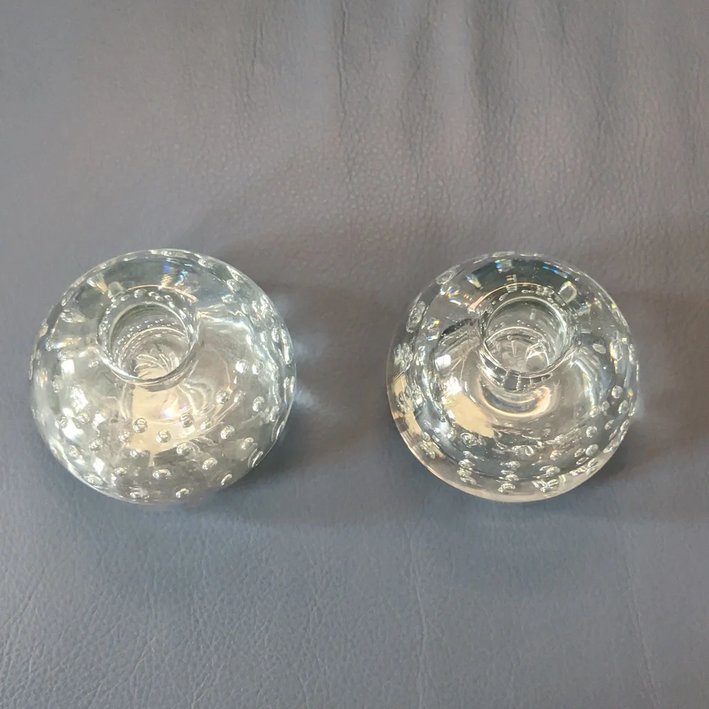 Crystal Candle 🕯️ Holders, Sweden - Picture 1 of 7